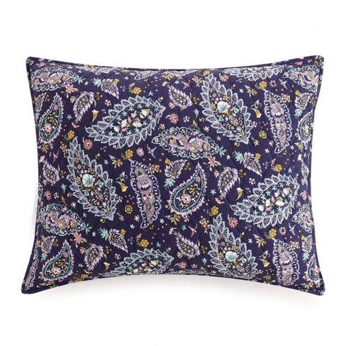 Vera bradley maybe 2024 navy pillow shams