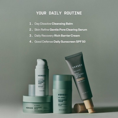 Versed Skin Refine Gentle Pore Clearing Serum - 1 fl oz: Vegan, Salicylic Acid, Paraben-Free, For Normal & Oily Skin