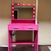 CAVINAS Vanity Desk with Mirror Compact Makeup Vanity with 2 Drawers and 2 Level Storage - 2 of 4