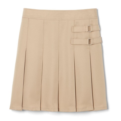 5 popular pairs of Khaki uniform Skorts. Skirt- built in shorts. Girls' sz 14