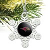 Seattle Secondary Logo Metal Snowflake Christmas Tree Holiday Ornament - 2 of 3