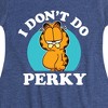 Girls' - Garfield - I Don't Do Perky Fit & Flair Cap Sleeve Dress - 2 of 3