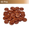 Unique Bargains Wooden DIY Craft Clothing Sewing Buttons 50 Pcs - 3 of 4