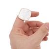 Unique Bargains Portable Marble Rectangle Ring Nail Art Palette 1 Pc - 3 of 4