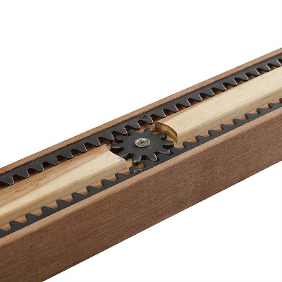 Hayden Slate Extendable Rustic Farmhouse Dining Table