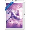 Trends International James Booker - Kitty Cat Riding On Space Galaxy Unicorn Framed Wall Poster Prints - 3 of 4