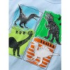 MyKids-USA Boys’ Dinosaur Cartoon Print T-Shirt In European And American Style For Summer - 4 of 4