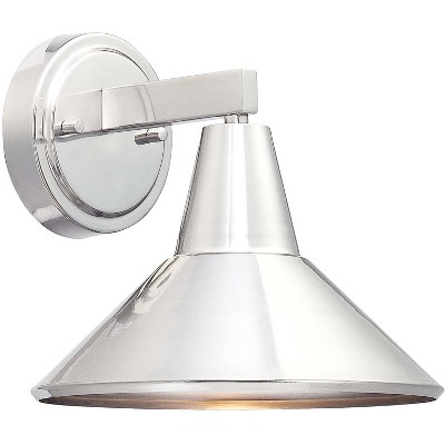Minka Lavery Modern Industrial Outdoor Wall Light Fixture Brushed Aluminum 8 1/4" for Post Exterior Barn Deck House Porch Patio