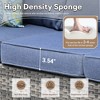 Ovios Tampa 6pc Wicker Outdoor Patio Furniture Conversation Sofa Set with Swivel Chairs and Cushions - 4 of 4