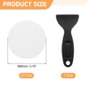Unique Bargains PEVA Self Adhesive Round Bathtub Stickers 20 Pcs with Scraper 3.1" - 2 of 4