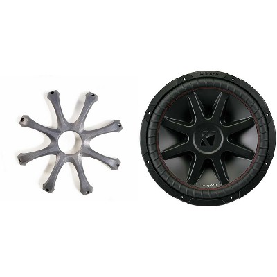 Kicker CompVR 15-Inch (38cm) Subwoofer, DVC, 2-Ohm, w/ GR150 Grill
