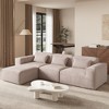WJShome Modular Sectional Sofa Couch,118.62" L Shaped Cloud Couch with 1 ottomans,Minimalist 4 Seater Convertible Sofa for Living Room - 2 of 4