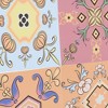 Unique Bargains PVC Tile Stickers 5.91"x5.91" Blue Orange 24 Pcs - 2 of 4
