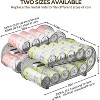 2 Pack Soda Can Organizer Dispenser for Refrigerator with Automatic Rolling, Organizes Standard Size 11.15oz or 12oz Cans - 4 of 4