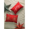 Sapphtopaz Rectangle Christmas Throw Pillows, Bed Pillows with Embroidery, Single Piece Stylish Accent Pillows for Bed & Couch - 4 of 4
