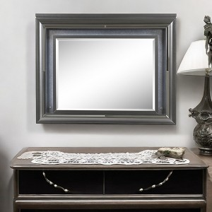 Sawyer Metallic Gray Finish Mirror W/Led - 1 of 1