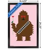 Trends International Star Wars: Saga - Chewbacca Hearts Framed Wall Poster Prints - 3 of 4