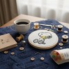 NMR Distribution Peanuts Snoopy and Woodstock Hug Cross Stitch Embroidery Kit - 4 of 4