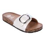 GC Shoes Luna Buckle Slide Footbed Sandals