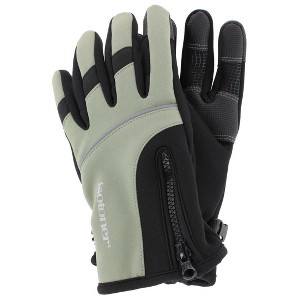 Isotoner Men's Neoprene Winter Glove with Zipper Detail - 1 of 4