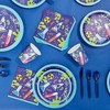 Blue Panda 100 Pack Science Lab Party Paper Disposable Napkin Napkins 6.5" for Birthday Party Decorations - 2 of 4