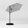 7.5' Round Solid Offset Outdoor Patio Cantilever Umbrella - Room Essentials™ - 3 of 4
