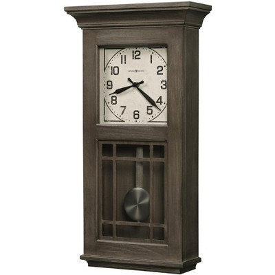 Howard Miller 625669 Howard Miller Amos Wall Clock 625669 Aged Auburn