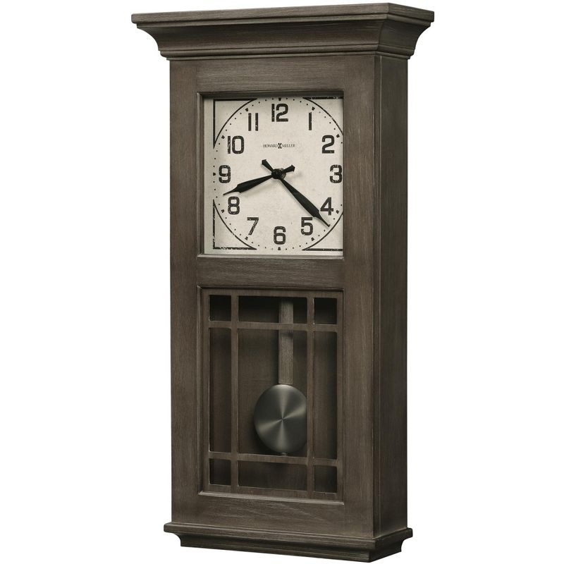 Howard Miller 625669 Howard Miller Amos Wall Clock 625669 Aged Auburn, 1 of 4