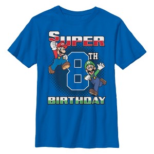 Boy's Nintendo Super Mario Super Birthday T-Shirt - 1 of 4