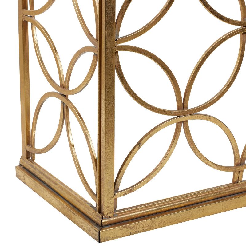 Rectangular Traditional Modern Metal Console Table Gold - Olivia &#38; May, 5 of 29