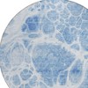 Sky Blue And Denim Blue Nautical Washable Indoor Outdoor Area Rug - 4 of 4