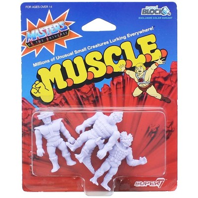 Nerd Block Masters of the Universe M.U.S.C.L.E. 3-Pack: Tri-Klops, Whiplash, Mer-Man