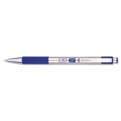 Zebra F-301 Ballpoint Retractable Pen Blue Ink Fine 27120 : Target