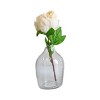 Slickblue Handcrafted Hammered Glass Bud Vase, Available in Multiple Color & Size Options, Ideal for Flower Display - 2 of 4