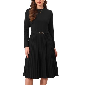 midi dress for work Must-Have Weekday Looks Whether you are dressing it for a work Allegra K 3/4 Sleeve Pleated