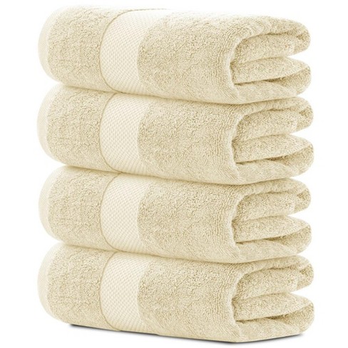 Luxury Combed 100% Cotton Bath Towels 800 GSM Premium Soft Multicolor Towel  Set