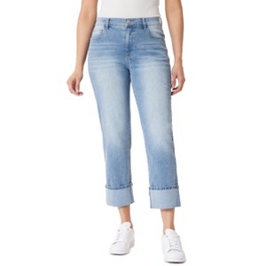 Angels Forever Young Women's 26" Signature Straight Crop Jeans - 1 of 3