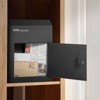 VEVOR Through The Door Key Drop Box, Heavy Duty Steel Through the Door Mailbox with 1.8" 12" Key Lock, 12x6x16" Mail Drop Box, Black - 2 of 4