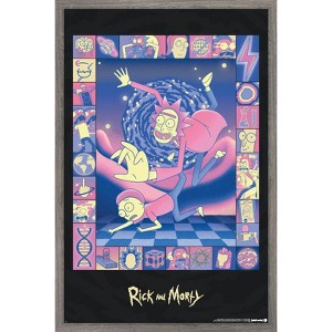 Trends International Rick And Morty: Season 8 - Portal Framed Wall Poster Prints - 1 of 4