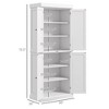 NicBex Buffet Cabinet with Storage 72.5" Freestanding Kitchen Pantry Floor Sideboard Cabinet with Adjustable Shelves for Living Room - 2 of 4