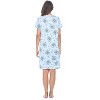 Casual Nights Women's Super Soft Yummy Nightshirt, Short Sleeve Nightgown, Night Dress with Fun Prints & Patterns - 4 of 4