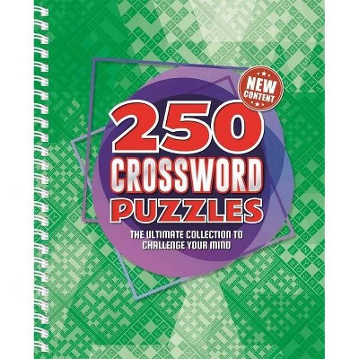 250 Crossword Puzzles - by  Igloobooks (Spiral Bound)