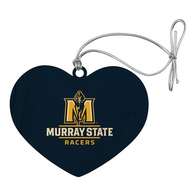 Murray State University Primary Logo Heart Love Wood Christmas Tree Holiday Ornament
