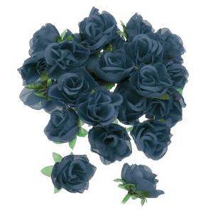 Unique Bargains Mini Silk Fabric Plastic Durable Reusable Artificial Flowers 50 Pcs - 1 of 4