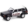 2000 Jeep Cherokee Black and White "Scottdale Fire Dept" (Pennsylvania) "Fire & Rescue" 1/64 Diecast Model Car by Greenlight - 2 of 3