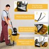 CIPACHO Mop Bucket with Wringer on Wheels for Floor Cleaning 27.5 Quart Down Press Wringer with Handle and Mop Yellow - 4 of 4