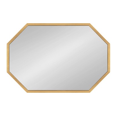 Glamorous Gold Oblong Octagon Full-Length Mirror 24x36