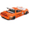 Honda NSX Kaido Racing V1 Orange with White Hood "Kaido House" Special 1/64 Die Cast Model Car by True Scale Miniatures - 4 of 4