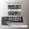 Washable Vintage Area Rug, Low-Pile Soft Faux Wool Carpet with Non-Slip TPR Backing, Stain-Resistant Large Rug for Living Room, Bedroom - 4 of 4