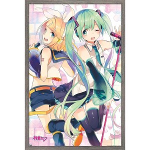Trends International Hatsune Miku - Duo Framed Wall Poster Prints - 1 of 4